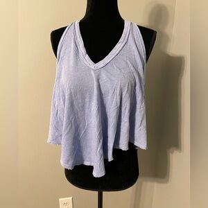We The Free Karri Oversized Blue Loose Fit Swing Tank Top
